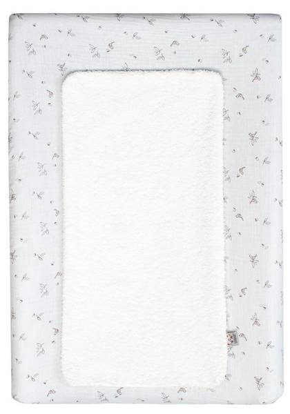 Wickelauflagenbezug Melody Weiß - Textil - 50 x 1 x 70 cm