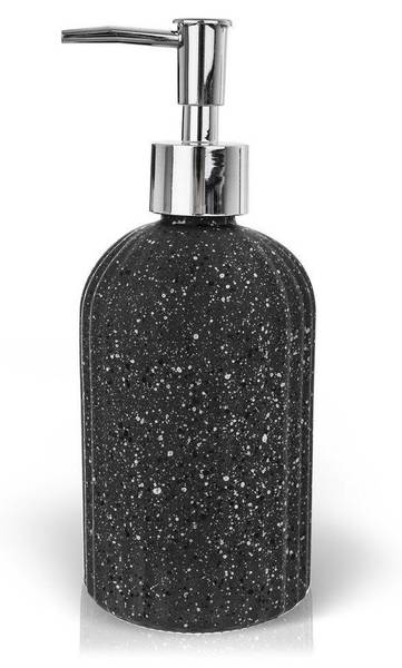 Seifenspender 530777 Grau - Glas - Kunststoff - 8 x 19 x 8 cm