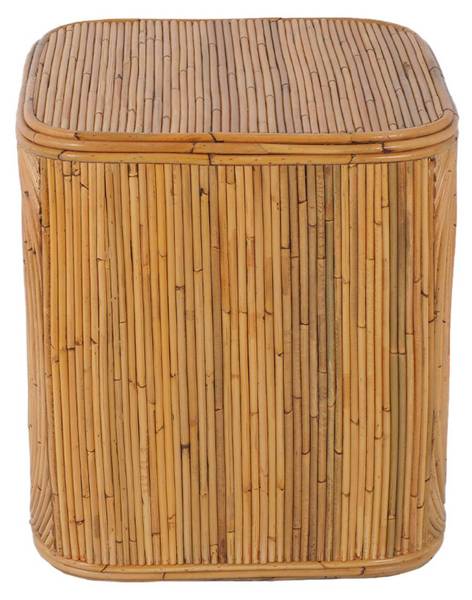 Beistelltisch Baya Beige - Rattan - 45 x 50 x 45 cm