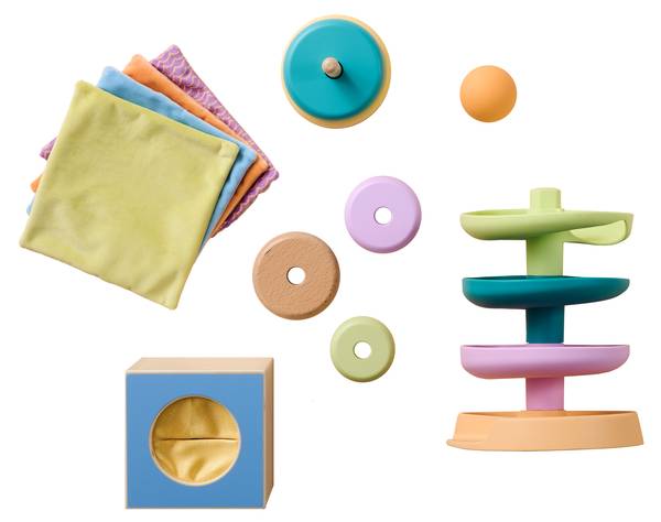 Motorikspielzeug MONT Holzwerkstoff - 24 x 18 x 33 cm