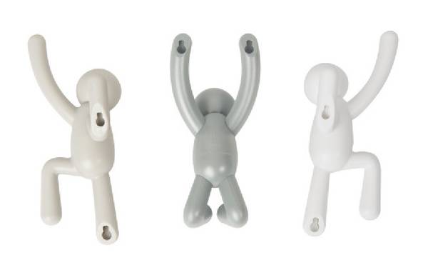 Garderobenhaken Buddy (3er-Set) 1 x 1 cm