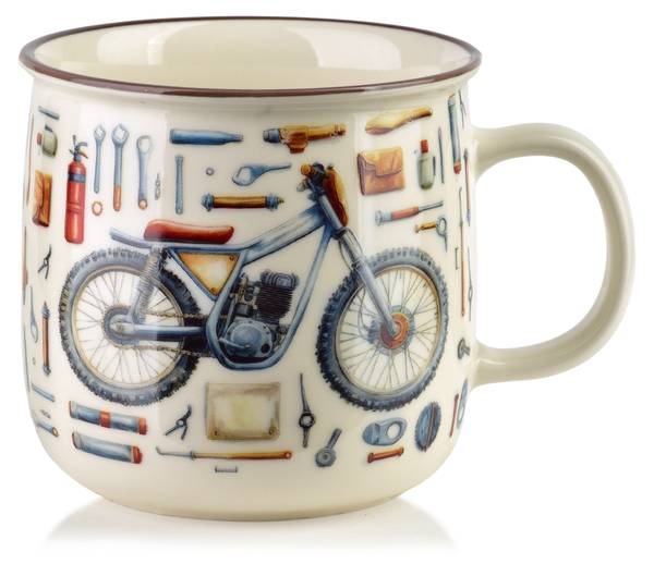 Becher NORMAN Braun - Fine Bone China - Porzellan - 10 x 10 x 10 cm