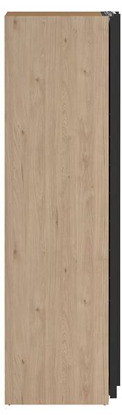 Schiebetürenschrank Como (2-türig) Braun - Holzwerkstoff - Textil - 119 x 221 x 67 cm