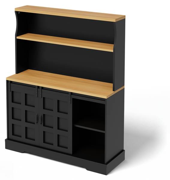 Küchenschrank HEDENS55 Ⅵ Schwarz - Holzwerkstoff - 40 x 150 x 120 cm