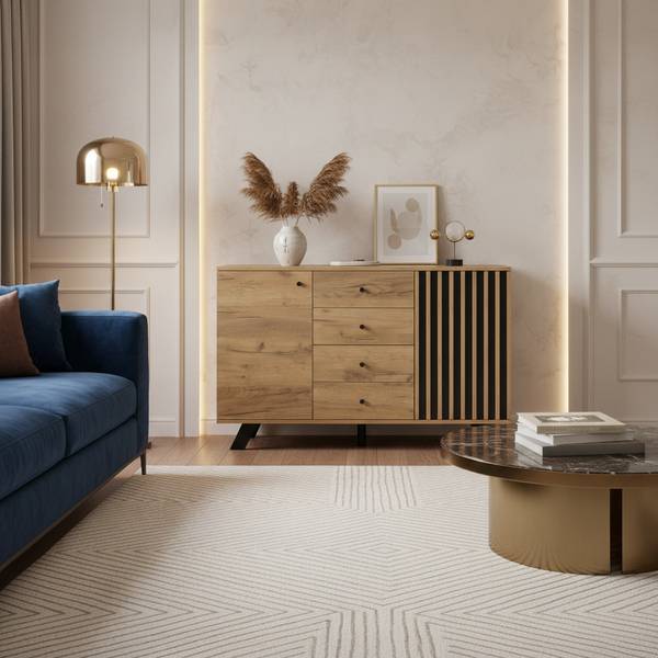 Sideboard Breaker Braun - Holzwerkstoff - 120 x 75 x 38 cm