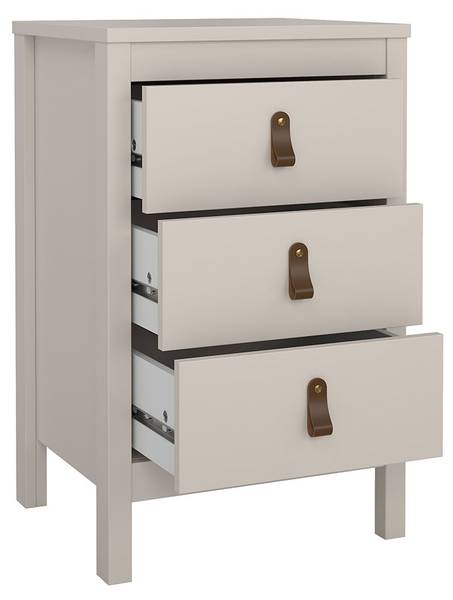 Nachttisch Madrid Braun - Holz teilmassiv - 44 x 70 x 39 cm