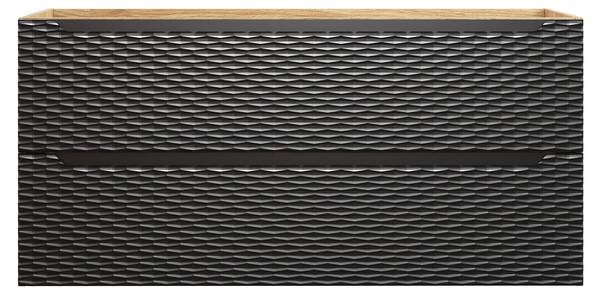 Schrank unter waschbecken OCEAN CUW120 Schwarz