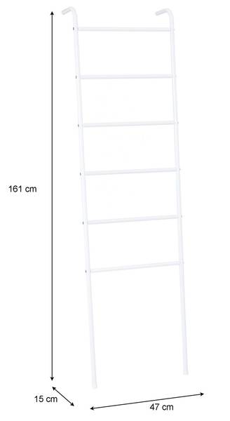 Handtuchhalter MORBIO Weiß - Edelstahl - 47 x 160 x 15 cm