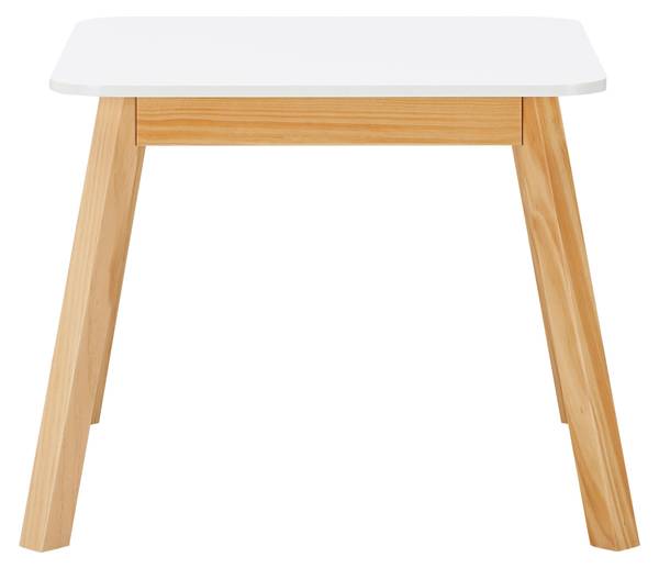 Kindersitzgruppe PINO Braun - Weiß - Holz teilmassiv - 55 x 45 x 55 cm