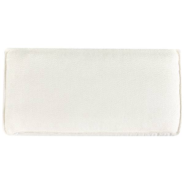 Ecksofa RENDERS Schwarz - Cremeweiß - Weiß