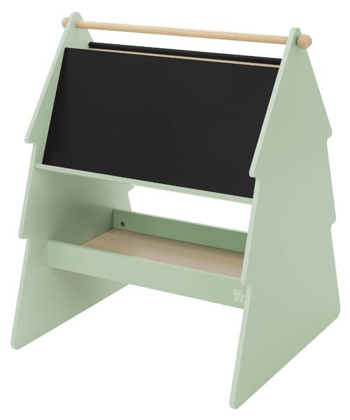 Tableau à craie DUOBO-K Beige - Vert - Velours - 60 x 80 x 68 cm