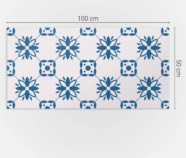 Klebepaneele Blumen Blatt Anmut 100 x 50 cm
