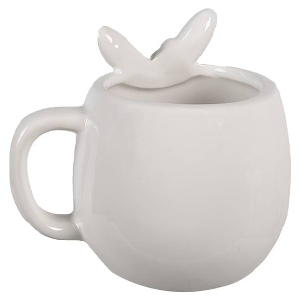 Mok Konijn Louk&Cups wit - porselein - 13 x 10 x 11 cm