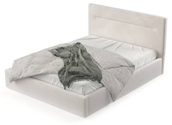 Polsterbett LILINE mit Stauraum Paros Creme - Liegefläche Breite: 140 cm