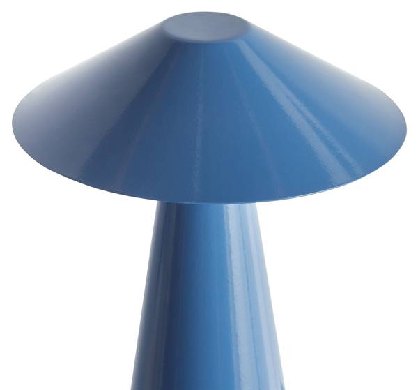 Tafellamp APAYAO 2-delig zwart - blauw - zilver - wit