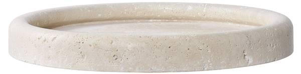 Tablett Bruce Beige - Holzwerkstoff - 26 x 3 x 26 cm