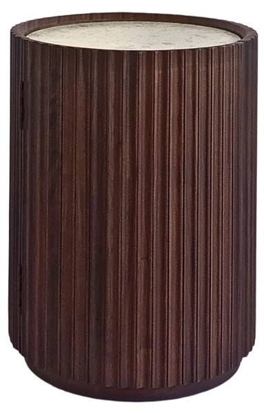 Beistelltisch Franz Braun - Walnuss - 42 x 55 x 42 cm