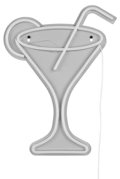 Wandlamp CHEERS wit - kunststof - 33 x 43 x 33 cm