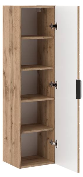 Hängesäule Teren Braun - Holzwerkstoff - 35 x 130 x 32 cm