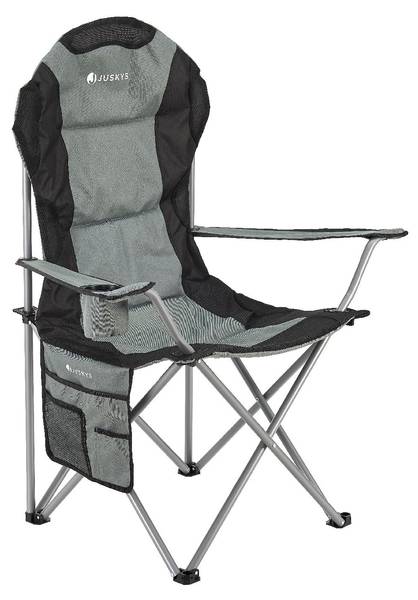 Campingstuhl Lido inkl Tragetasche Grau