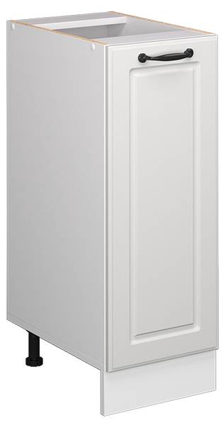 Apothekerschrank R-Line 37770 Eiche Landhaus Dekor - Reinweiß