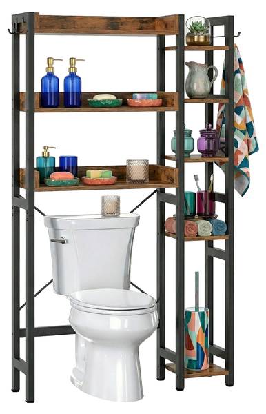 Toilettenregal 3 Ebenen mit Seitenablage kaufen