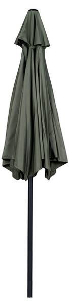 Sonnenschirm Joakim Grau - Kunstfell - 300 x 280 x 300 cm