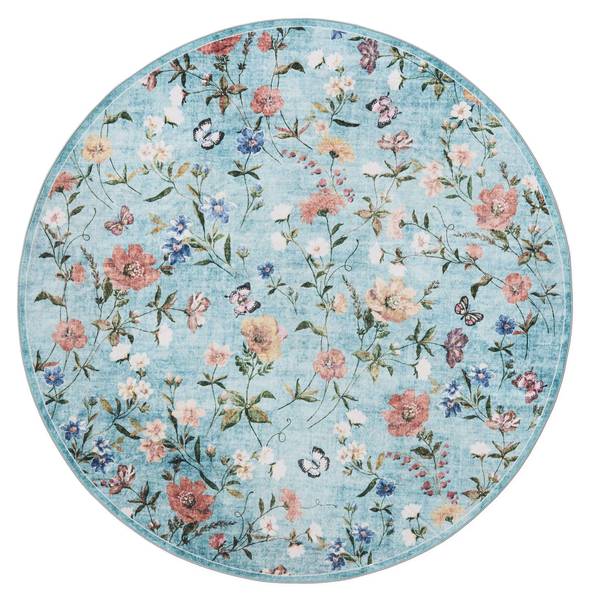 Tapis lavables Milly Multicolore - Turquoise