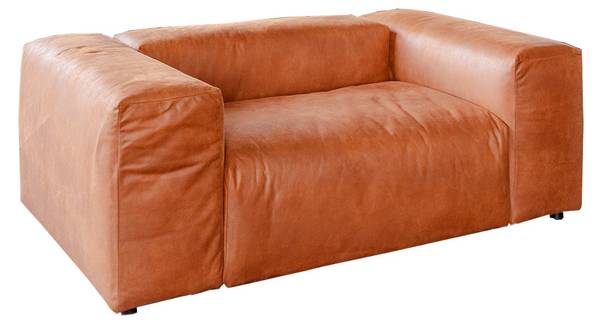 Sessel MIA Braun - Webstoff - Polypropylen - Vinyl - 192 x 72 x 120 cm