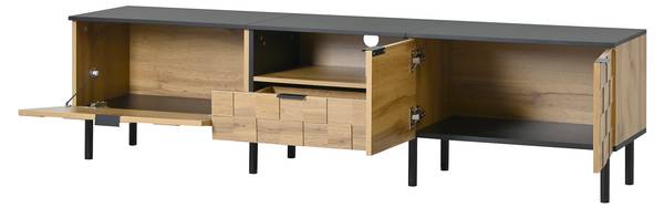 TV-Lowboard VERTEXCASCD Braun - Holzwerkstoff - 170 x 45 x 35 cm