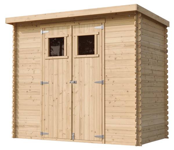 Gartenhaus M310 Beige - Fichte - 235 x 200 x 130 cm