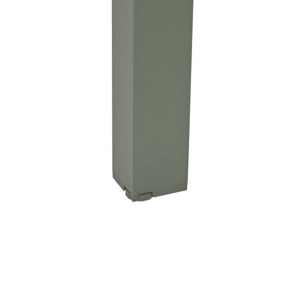 Gartentisch EVASION Beige - Metall - 80 x 75 x 169 cm