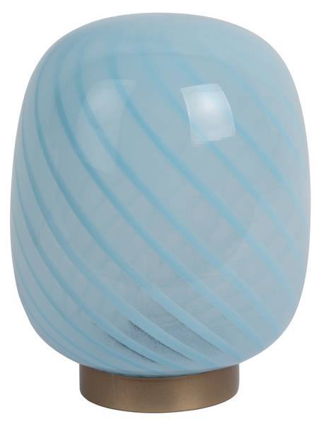 Tischlampe Summer Globe Blau - Glas - 16 x 20 x 16 cm