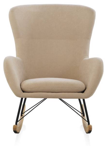 Schaukstuhl 2044 Beige - Textil - 78 x 96 x 89 cm