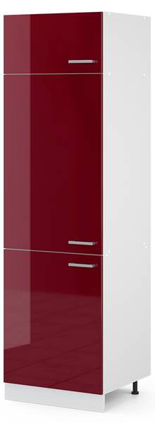 Façade de cuisine R-Line 41244 Rouge - Bois manufacturé - 60 x 196 x 2 cm