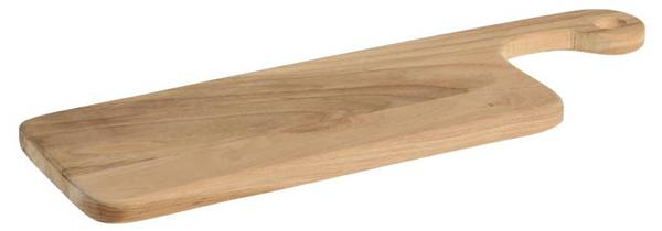 Servierplatte J11302560 Braun - Massivholz - 40 x 2 x 13 cm