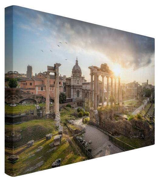 Akustikbild Forum Romanum Sonnenaufgang 120 x 80 cm