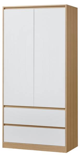 Kleiderschrank Bastheim Breite: 80 cm - 2 Türen