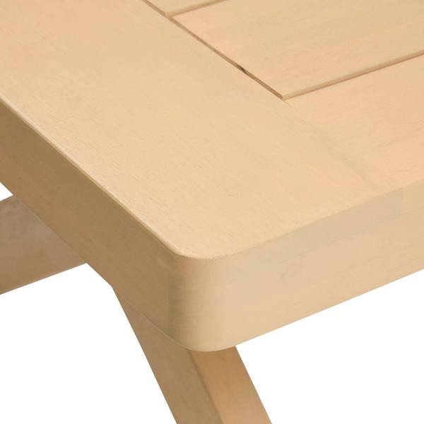 Gartentisch XENIA Beige - Massivholz - 250 x 76 x 120 cm