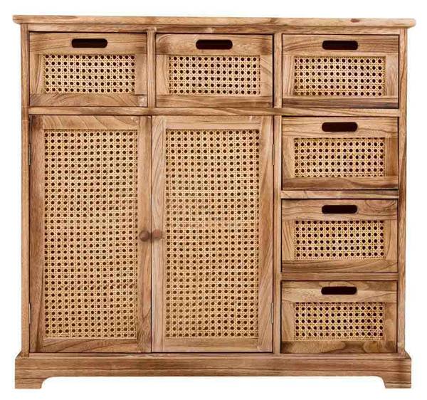 Buffet Baltar Marron - Bois massif - 86 x 79 x 33 cm