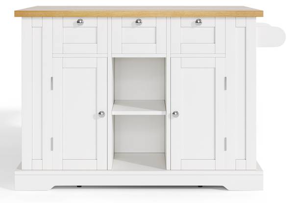 Sideboard Exine Braun - Weiß - Holzwerkstoff - 132 x 87 x 70 cm