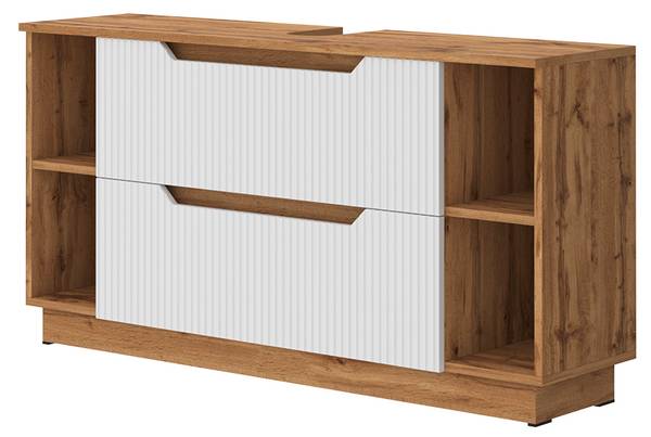 Meuble sous vasque simple Lotta 58674 Blanc pur