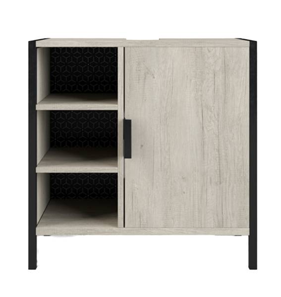 PLAYBOY Waschbeckenunterschrank Jayden Braun - Holzwerkstoff - 60 x 60 x 20 cm