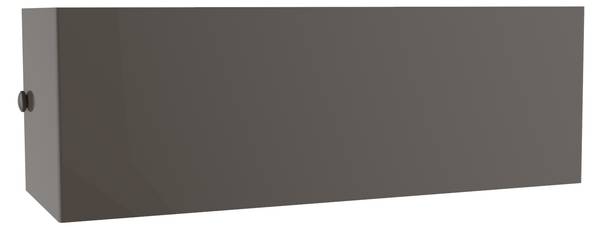 Wandeleuchte Desmo Hochglanz Hellgrau - 30 x 30 cm