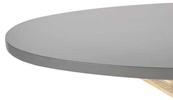 Esstisch ORISTANO Braun - Grau - Bambus - 100 x 75 x 190 cm