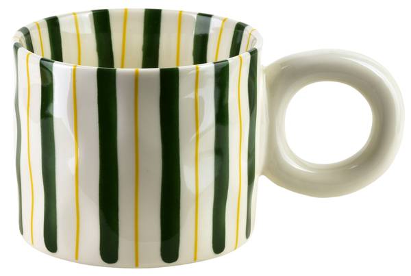 Becher RODI Schwarz - Keramik - 16 x 8 x 10 cm