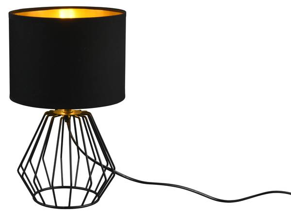 Tischlampe CHUCK Schwarz - Metall - 20 x 34 x 20 cm
