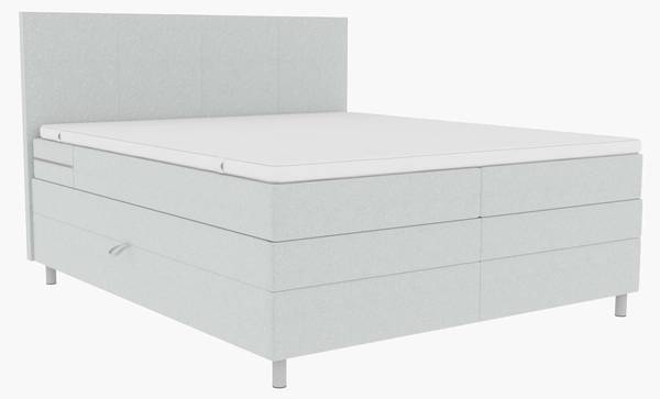 Boxspringbett Orion Hellgrau - Liegefläche Breite: 140 cm