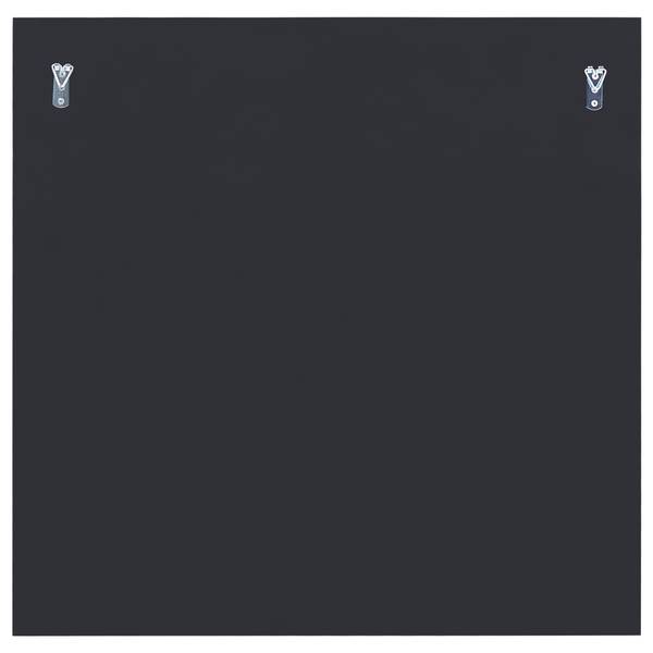 Wandspiegel RIMONT Schwarz - Glas - 80 x 80 x 2 cm