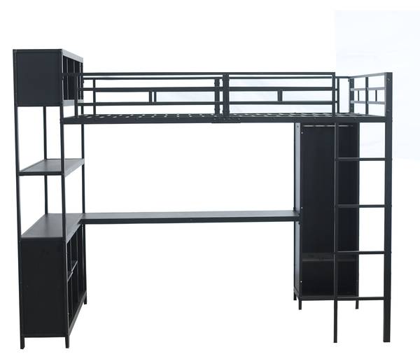 Hochbett Mia Schwarz